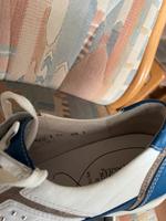 Weiß/Blaue Damenschuhe Größe 6 1/2 Sachsen-Anhalt - Weferlingen Vorschau
