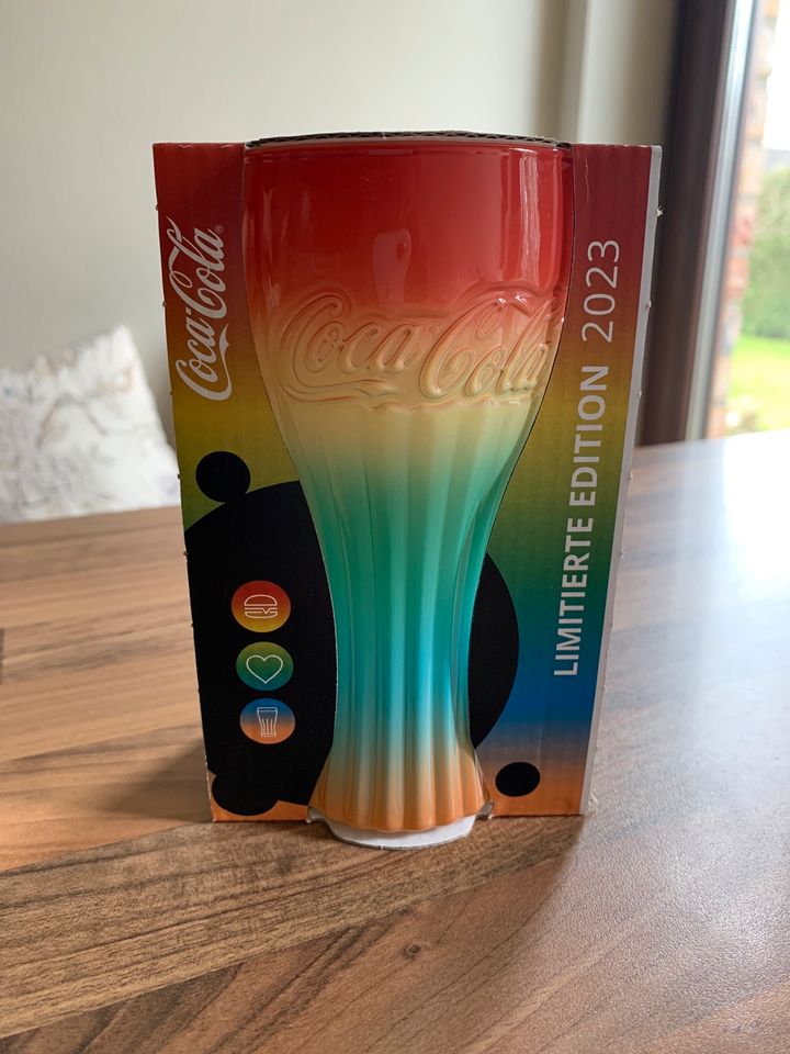 Regenbogen Glas Coca Cola NEU 2023 mc Donald in Oldenburg