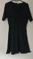 Kleid Asos schwarz Knopf rüschen Baumwolle L 40 Essen - Steele Vorschau