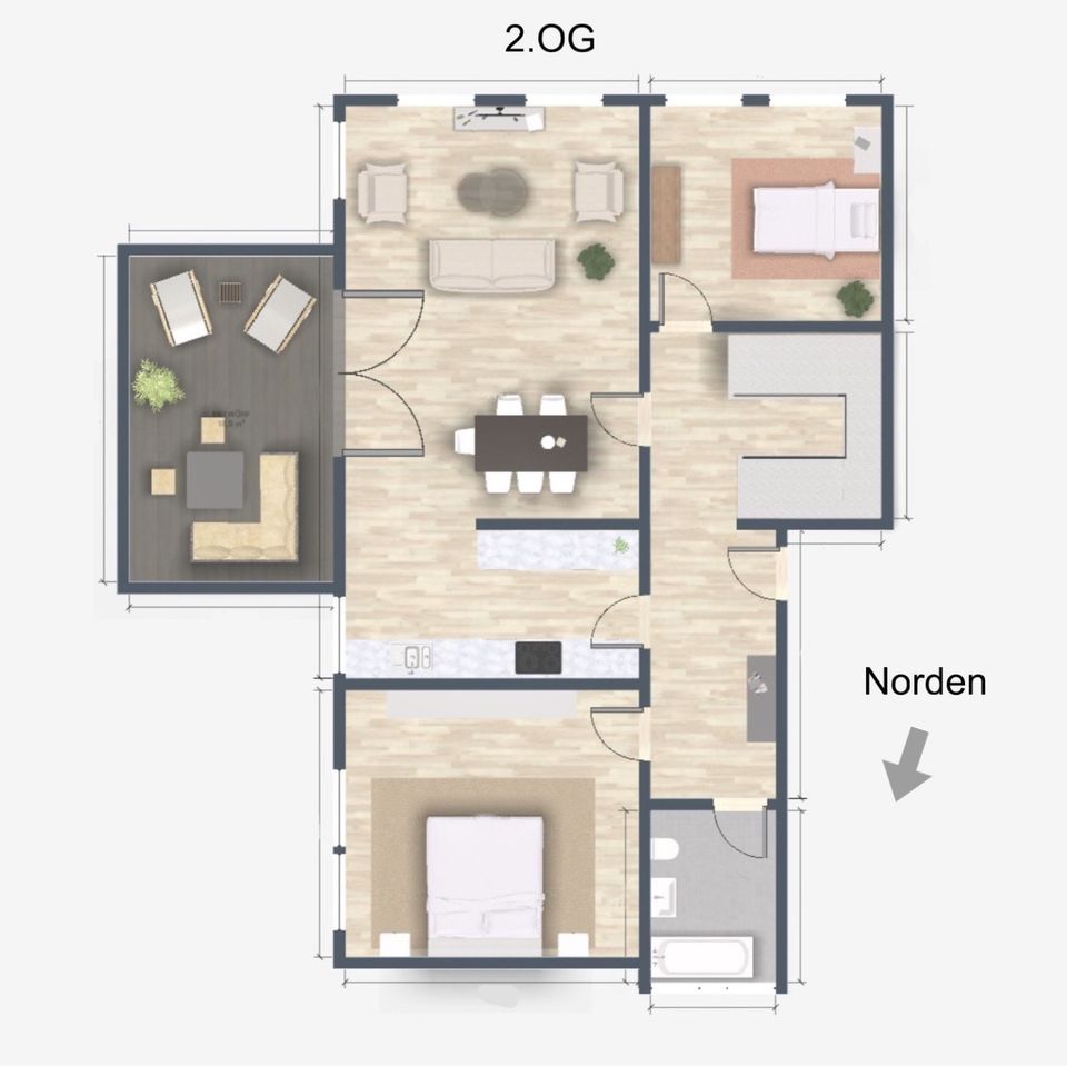 Juwel für Naturliebhaber: Idyllische Maisonetten Wohnung inkl. großer Terrasse, fußläufig zum Wald in Berlin