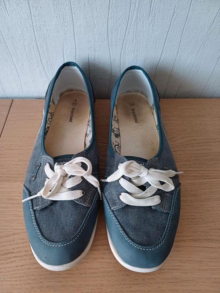 Damenschuhe Sneaker blau Graceland Gr.44 in Zahna-Elster
