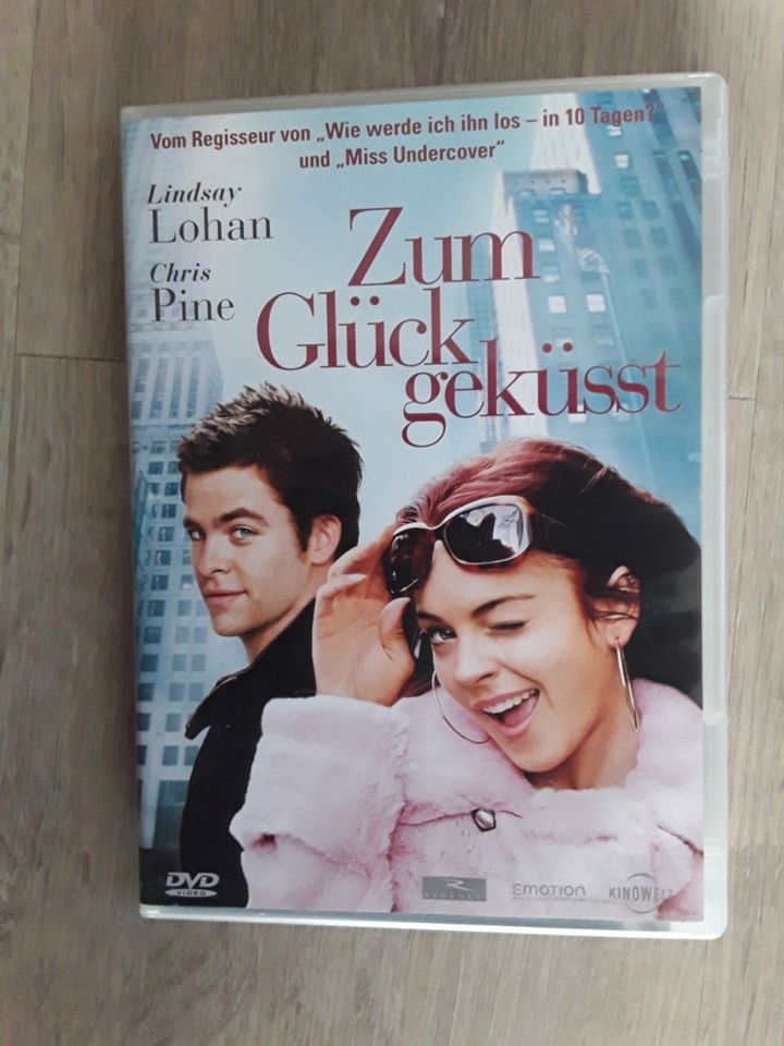 DVD zum Glück geküsst Lovestory Lindsay Lohan und Chris Pine in Werl