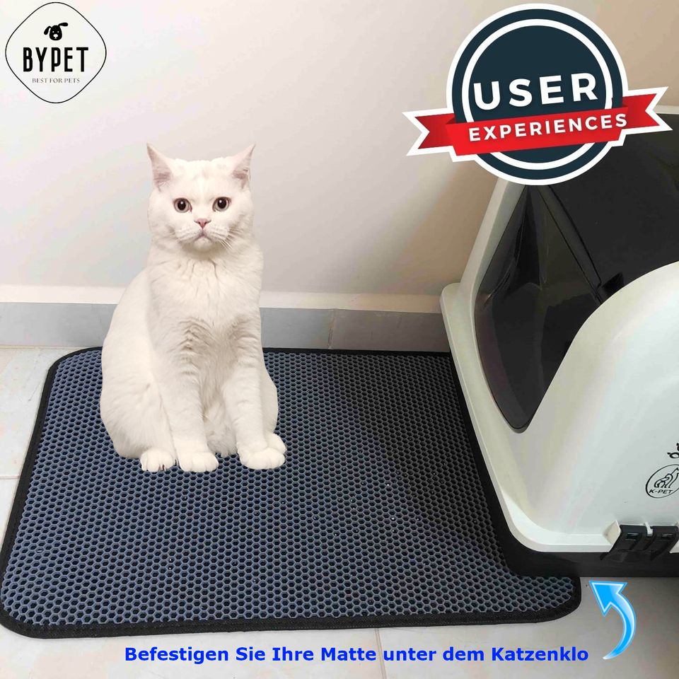 Katzenklo, Katzenstreu Matte Katzenmatte Vorleger mit FARBEN in Hainburg