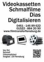 VHS-Hi8-Dias-MiniDV-Super 8 Digitalisierung Flensburg Schleswig-Holstein - Flensburg Vorschau