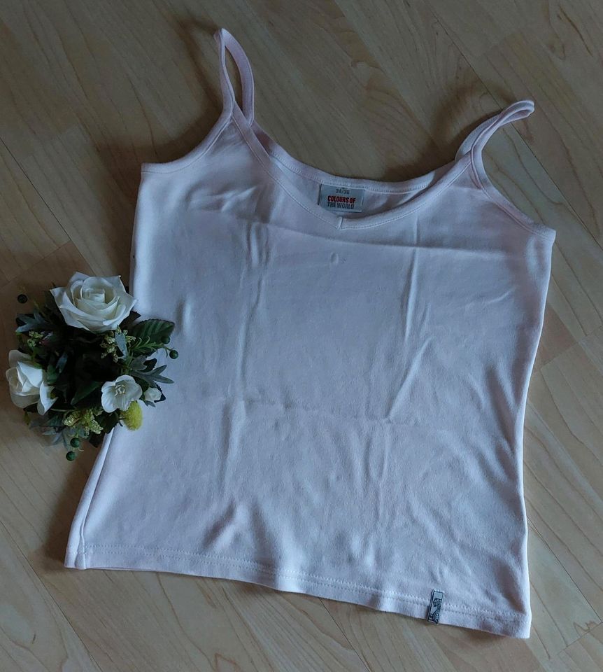 Basic TOPs 4: Daniel Stern, S/M 36/38 hellblau braun rosa Strass in Stollberg