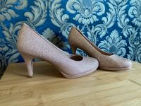 Glitzer ROSÉ Tamaris Plateau Pumps Glamour 39 elegant feminin Berlin - Neukölln Vorschau