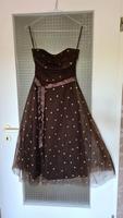Braunes Abendkleid mit goldenen Punkten Jake s Nordrhein-Westfalen - Werne Vorschau