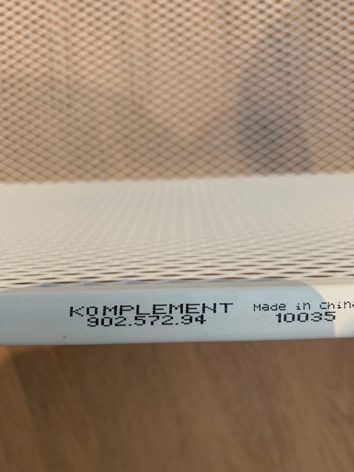 Ikea KOMPLEMENT Netzdrahtkorb OHNE Auszugschiene, weiß, 100x35 cm in Marl