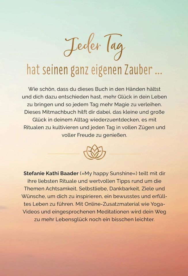 2x Buch * Mach jeden Moment magisch * Achtsamkeit, Übungen, Yoga in Michelau i. OFr.