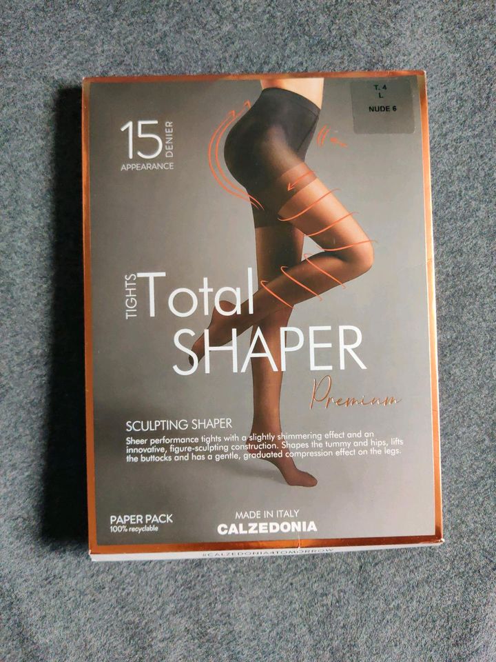 Calzedonia Total shaper Tights Premium 15 DEN nude 6 Größe L in Hessen -  Oestrich-Winkel