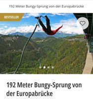 Bungee Sprung Europabrücke 192m Gutschein Bayern - Ichenhausen Vorschau