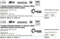 MANFRED MANN´S EARTH BAND, 28. Juli 2024, 20:30 Uhr | 2 Tickets Baden-Württemberg - Karlsruhe Vorschau