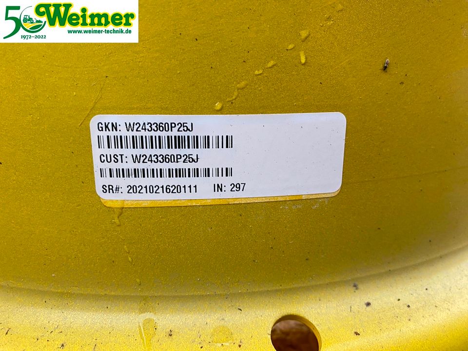 John Deere Felgen 2x LVA16435 – 2x LVA12608 in Lollar