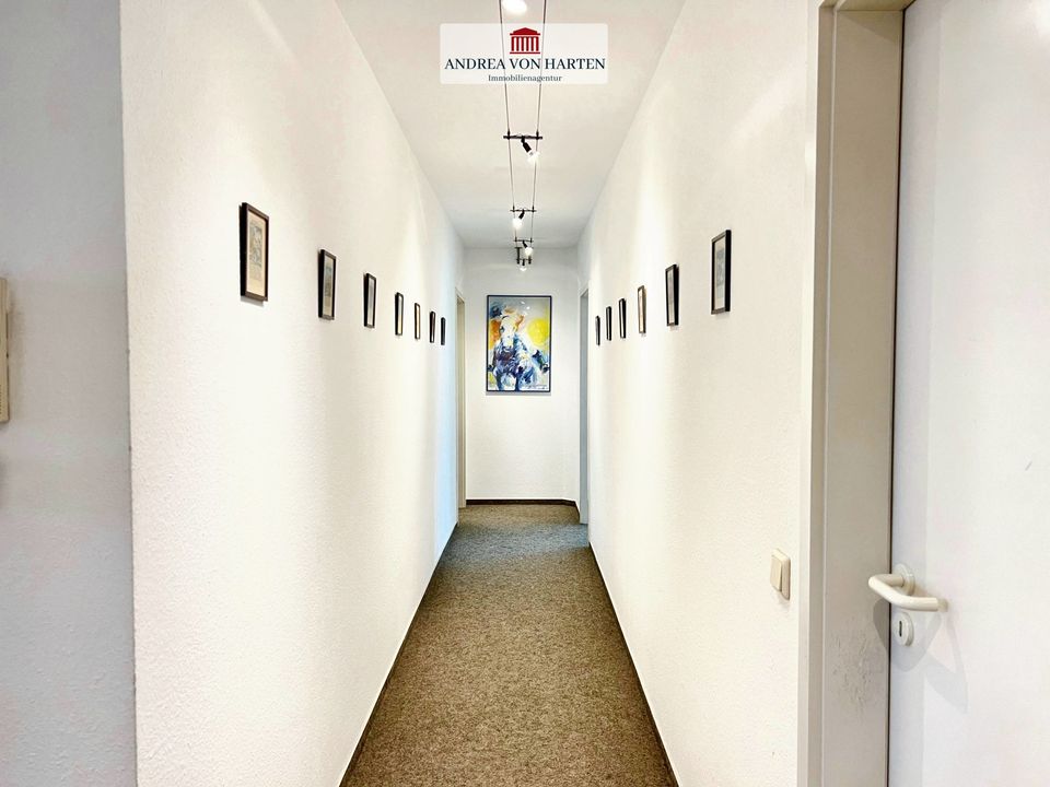 Flexible Nutzung: Büro oder Wohnen in 4 Zimmern mit 2 Balkonen in Hamburg