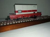 Märklin Spur 1  Sondermodell Rungenwagen mit Container Nr. 48459 Häfen - Bremerhaven Vorschau