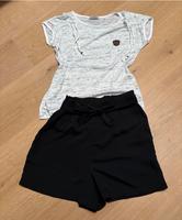 Naketano Damen T-Shirt weiß Gr. S und Shorts schwarz Gr. 36 Saarland - Völklingen Vorschau