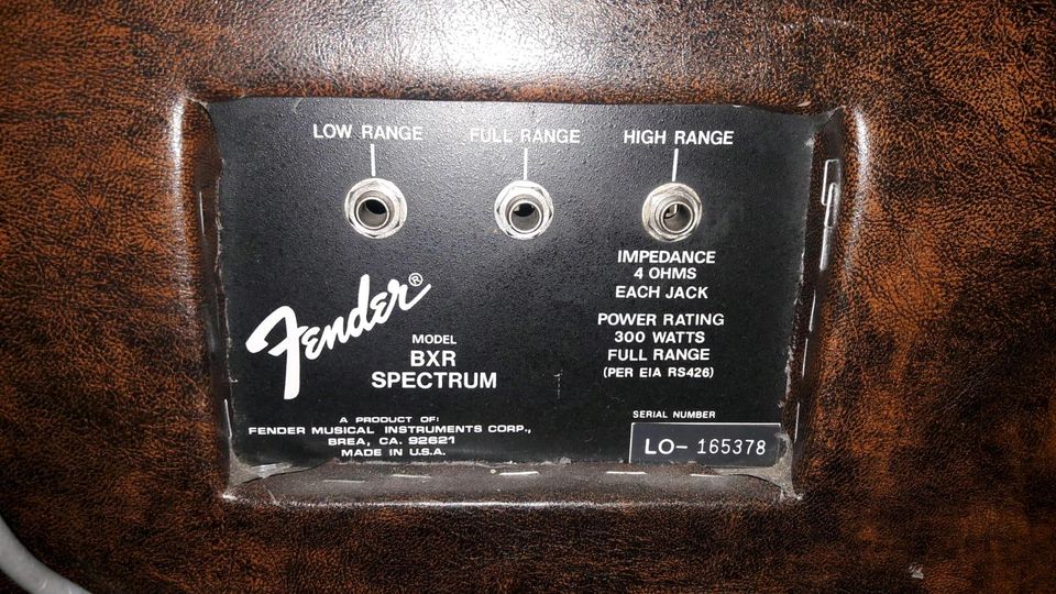 Fender BXR Dual Bass 400 + Spectrum in Baunatal