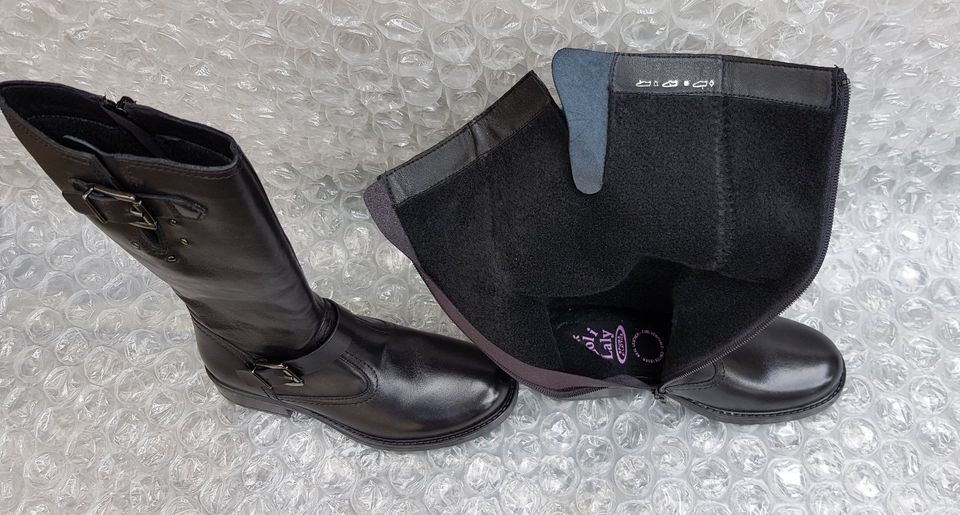 Loli Laly Stiefel Schuhe Leder schwarz Gr.35 in Tüttleben