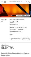 Oper Elektra Bayerische Staatsoper 30.06.24 Karte U30 München - Altstadt-Lehel Vorschau