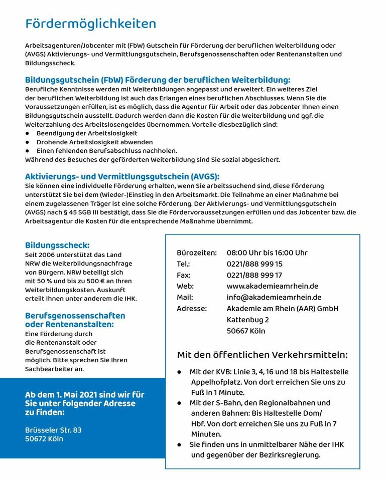 Teilqualifikation(1 - 6) Service-/Fachkraft für Schutz + Sicherh. in Köln