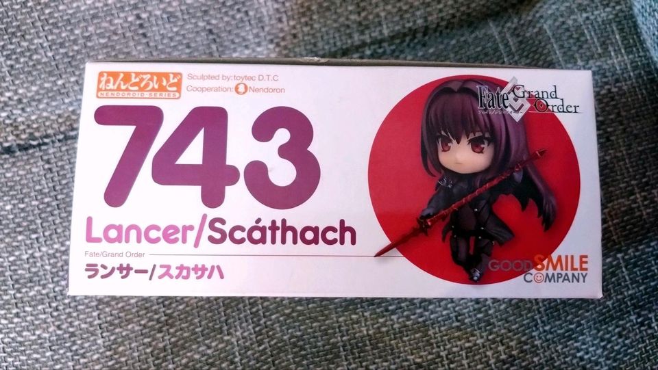 Fate Grand Order Lancer Scathach Nendoroid Anime Figur in Schönwalde (Vorpommern)