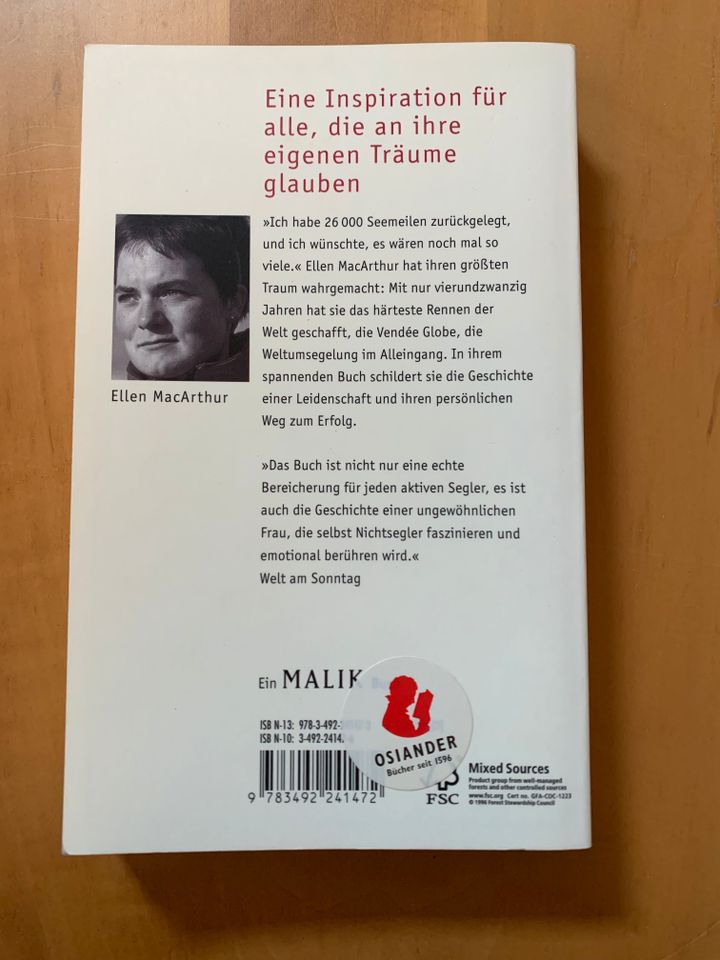 Ich wollte das Unmögliche, von Ellen MacArthur in Konstanz