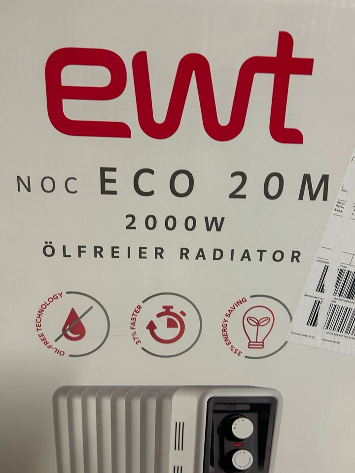 EWT Ölfreier Radiator NEU in Ingolstadt