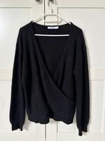 Schwarzer Strickpullover mit V-Ausschnitt von Na-kd Bayern - Würzburg Vorschau