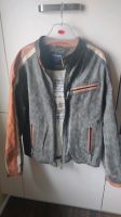 Le Frog Herren Lederjacke braun/grau/creme Gr. L z.T. Used Look, Nordrhein-Westfalen - Willich Vorschau