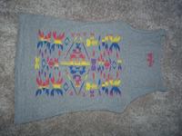 graues Tanktop Shirt mit Muster Größe 36 Hessen - Offenbach Vorschau