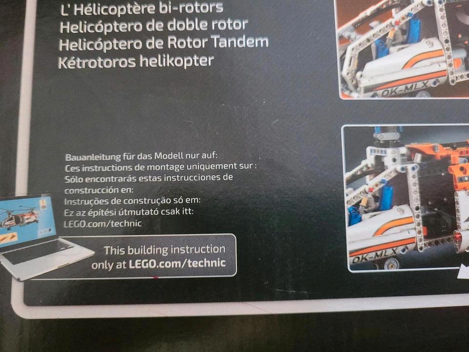 42052 2 in 1 Technik Technic Heavy Lift   Helikopter voller in Trossingen