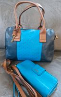 Fossil Handtasche Satchel blau/türkis, Leder, Geldbeutel Bayern - Wörth a. Main Vorschau