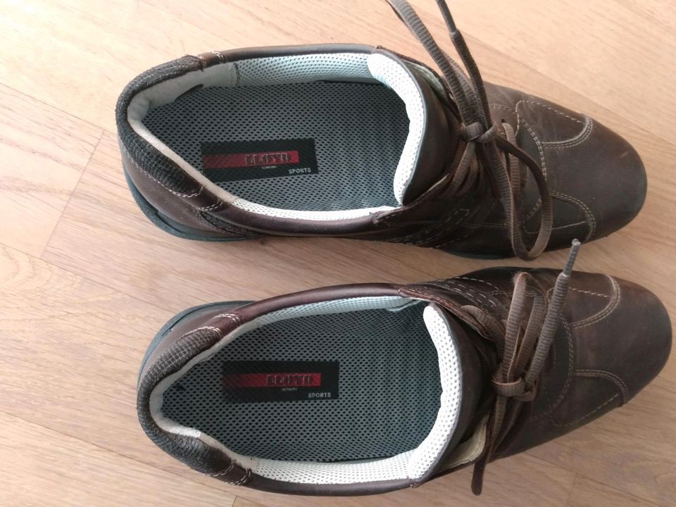 Lloyd Herren Sneaker Gr. 42 Echtleder braun in Möhrendorf