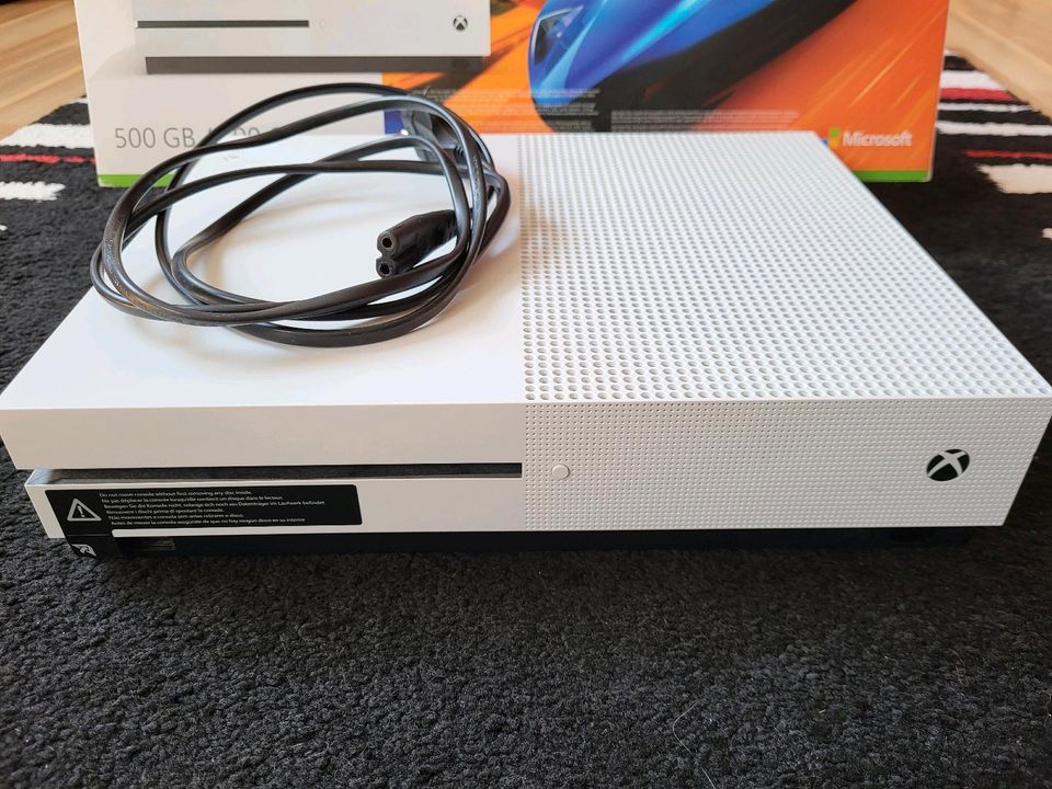 +++ Microsoft Xbox One S in OVP mit 500GB TOP +++ in Schwarzenbach a d Saale