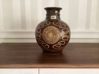 Bay Keramik - Schöne verzierte, bauchige Vase, braun, Höhe 24 cm Baden-Württemberg - Sulz Vorschau