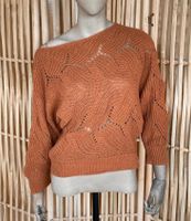 Sommerpullover Pulli Lochstrick Strickpulli S braun cognac Baden-Württemberg - Mühlacker Vorschau