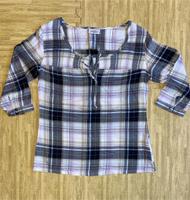 Dünne leichte Bluse 36/38 Shirt 3/4Arm kariert Sachsen - Riesa Vorschau