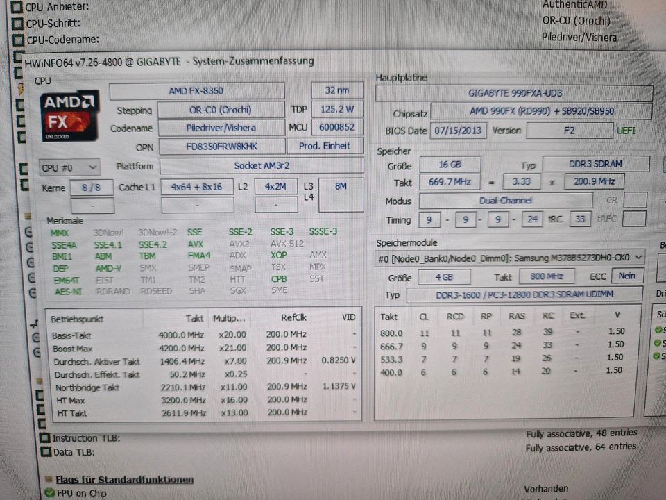 Fx 8350 + Gigabyte Mainboard + Luftkühler + 20GB DDR3 Ram in München