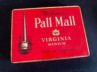 Vintage Rothmans Pall Mall Virginia Zigarette Werbe Blechdose Bayern - Rödental Vorschau