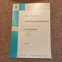 Hemmer u.a.: Herausgabeansprüche, Das Prüfungswissen 8. Auflage Baden-Württemberg - Leonberg Vorschau