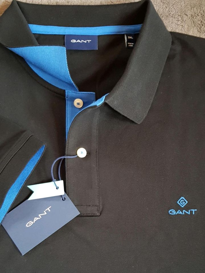 NEU! Gant Herren Polo Shirt 3XL XXXL schwarz blau Contrast Pique in Sachsen  - Haselbachtal | eBay Kleinanzeigen ist jetzt Kleinanzeigen