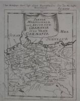 Kupferstich, Landkarte, Geografie, antiquarisch, 17. Jh. Baden-Württemberg - Karlsruhe Vorschau