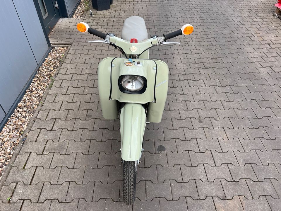 Simson Schwalbe KR51/1 KR51 1974 RESTAURIERT Moped Mofa D129 in Osterweddingen