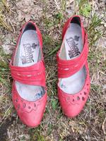 Rote Schuhe von Rieker Gr. 39 Sachsen - Chemnitz Vorschau