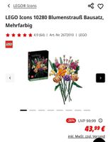 Lego Blumenstrauß Baden-Württemberg - Sindelfingen Vorschau