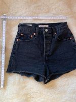 Hose Levi's Ribcage Shorts 25 black lake Baden-Württemberg - Weinheim Vorschau