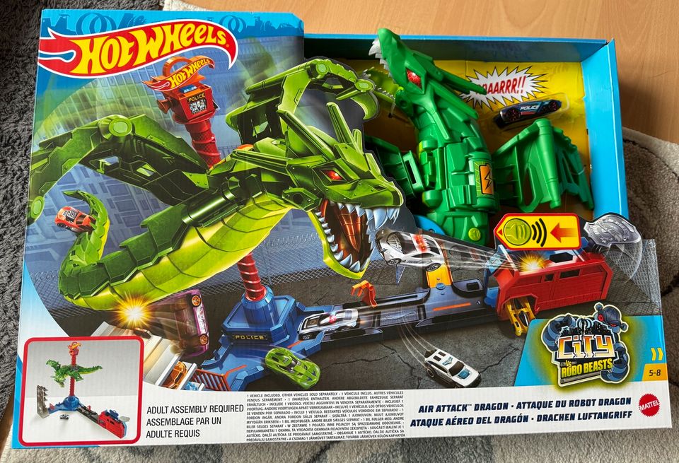 Hot Wheels GJL13 - City Drachen Luftangriff in Berlin