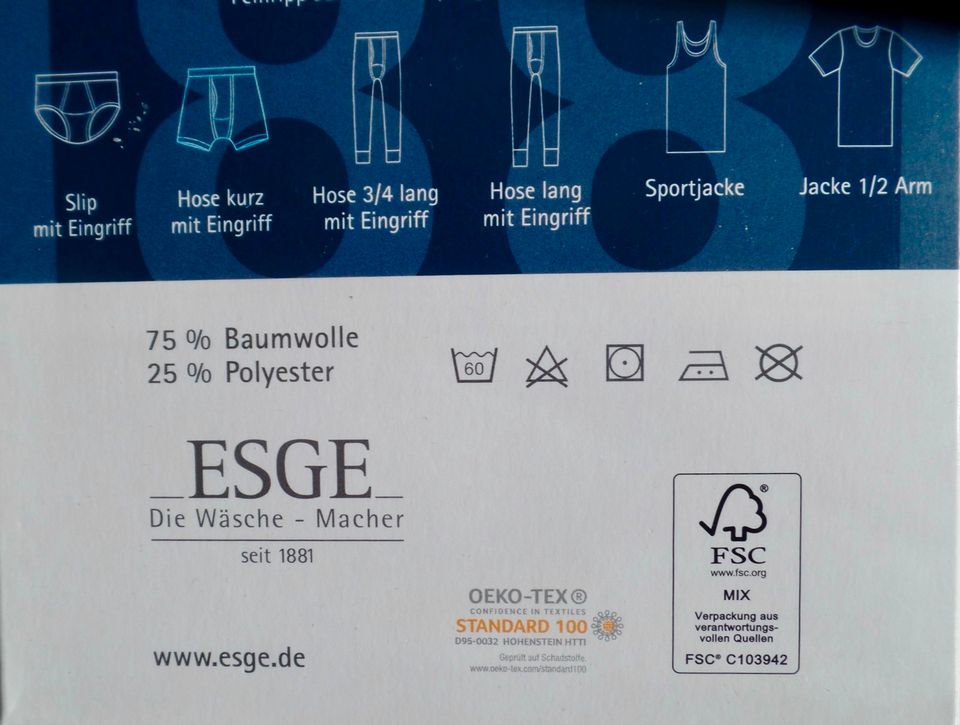 2 neue jeansblaue Unterhosen Gr. 9= 3XL originalverpackt in Büchen