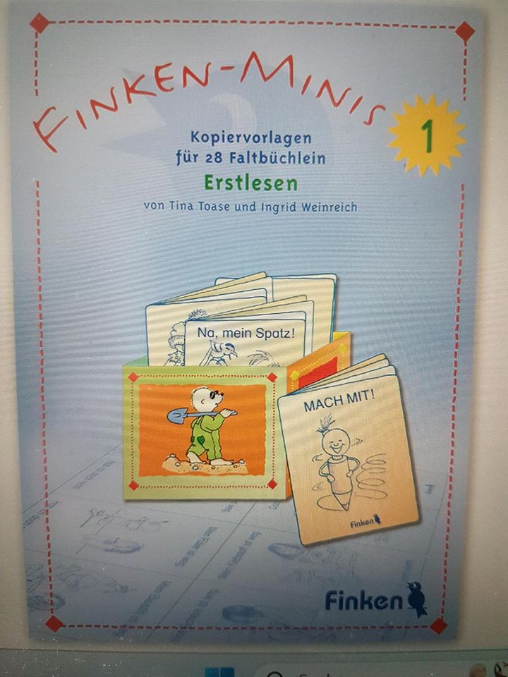 Finken Minis Erstlesen Faltbüchlein Klasse 1 Deutsch Lesen lernen in Vacha