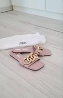 Sandalen/Pantoletten rosa ZARA Sachsen - Zwickau Vorschau